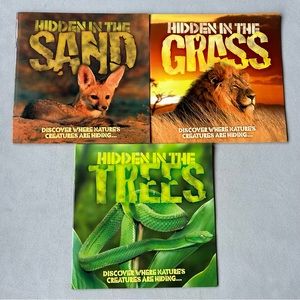 Set of 3 ~ Science Nature Books ~ “Hidden in the….”
